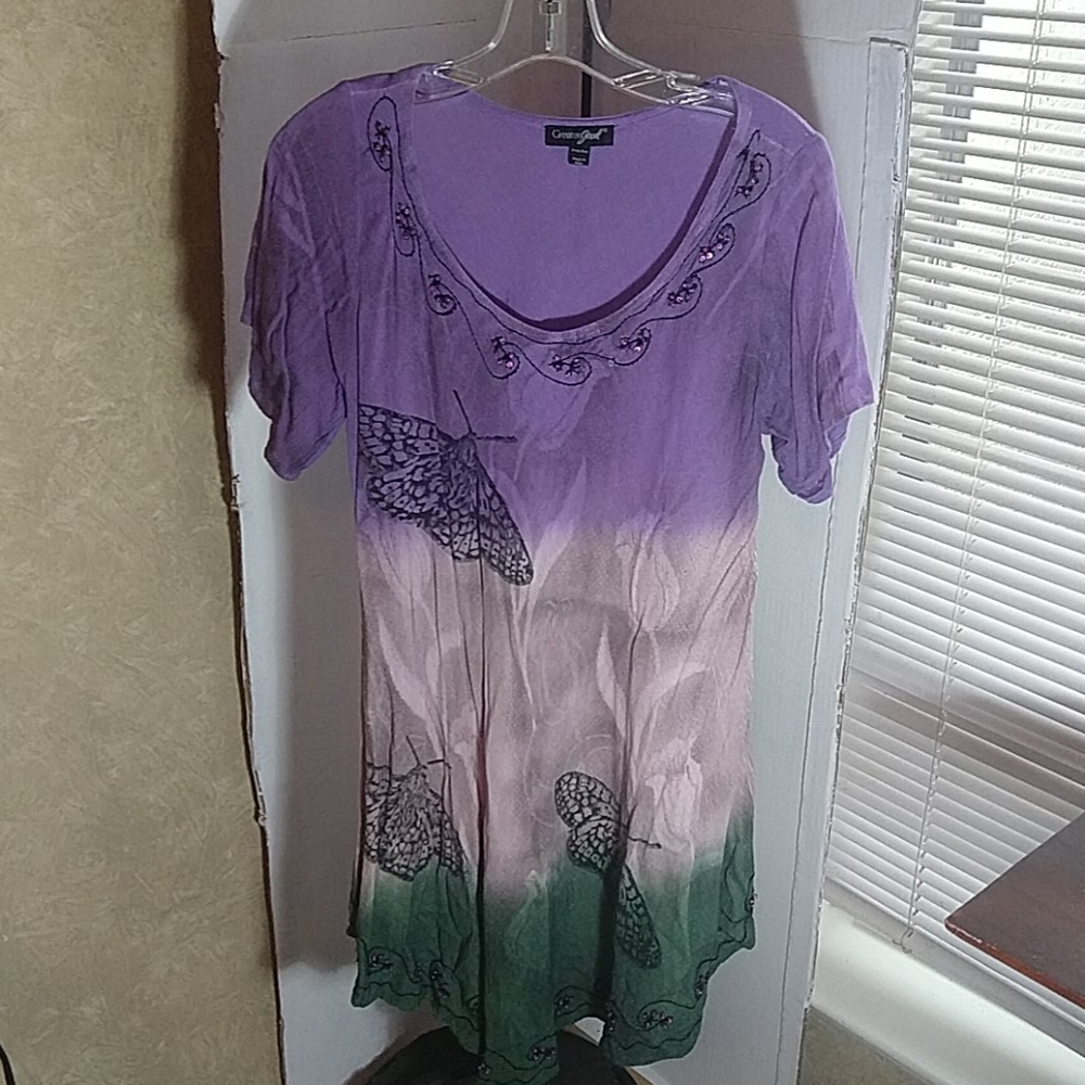Butterfly dress tye dye